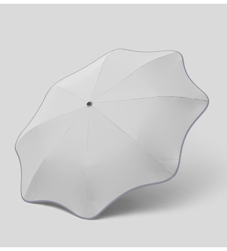 Round-Corner Anti-Poking Sunny and Rainy Umbrella with Reflective Strip view 5