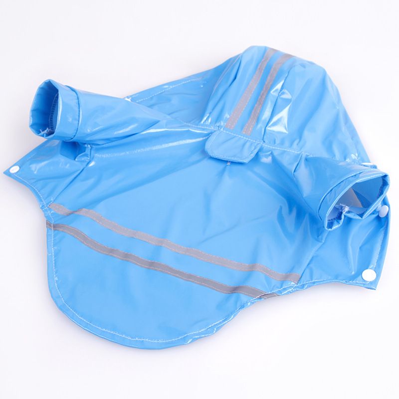 Dogs Raincoat for Dogs Dog Rain Hoodie Pet Rain Slicker Pet Rain Coat Poncho view 3