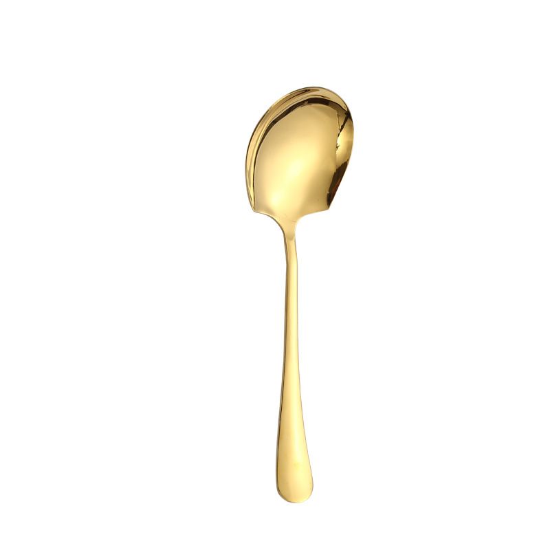 4pcs Male Spoon Male Shovel Flatware Coffee Spoons Soup Spoons Coffee Scoop