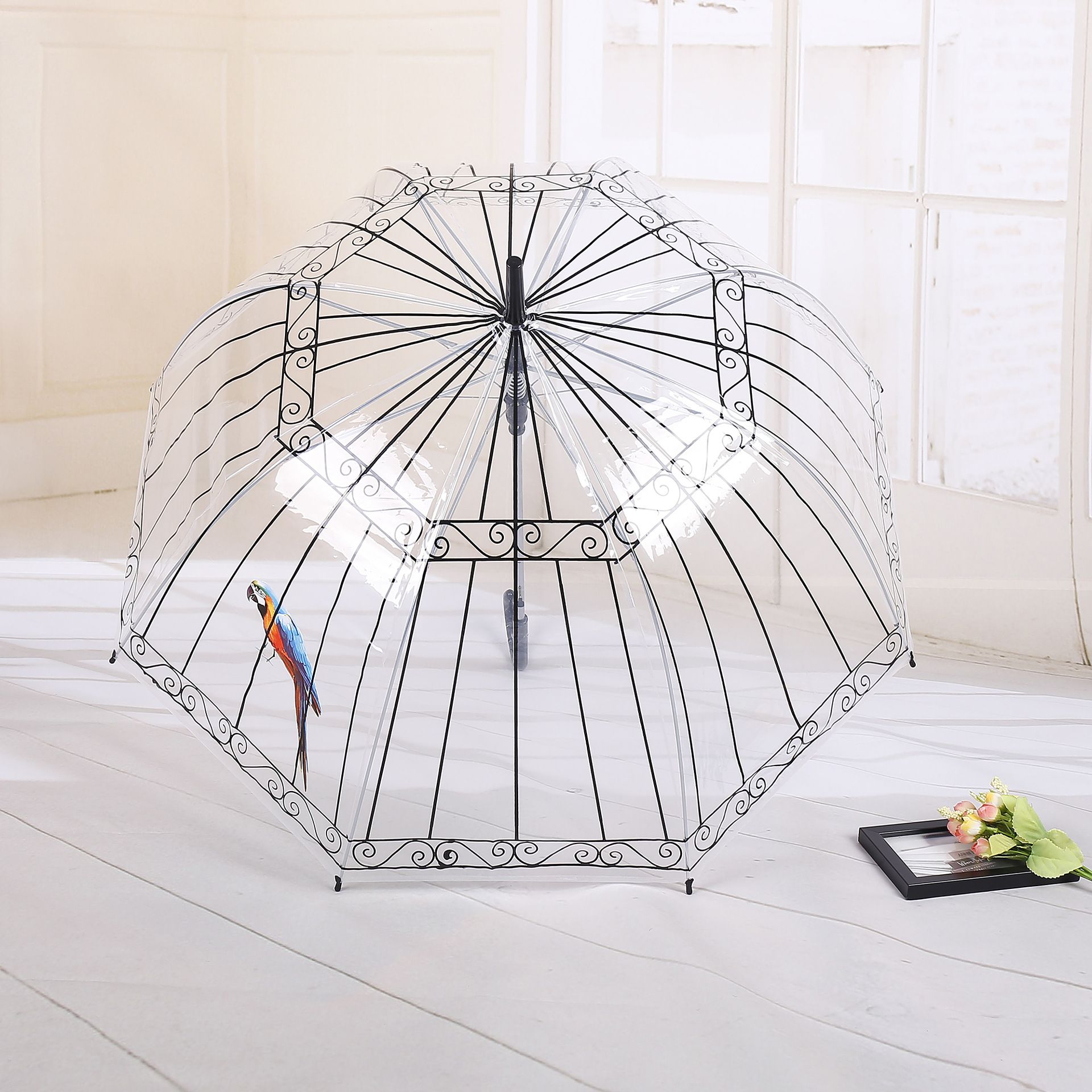 Clear Bubble Umbrella for Girls and Women view 4