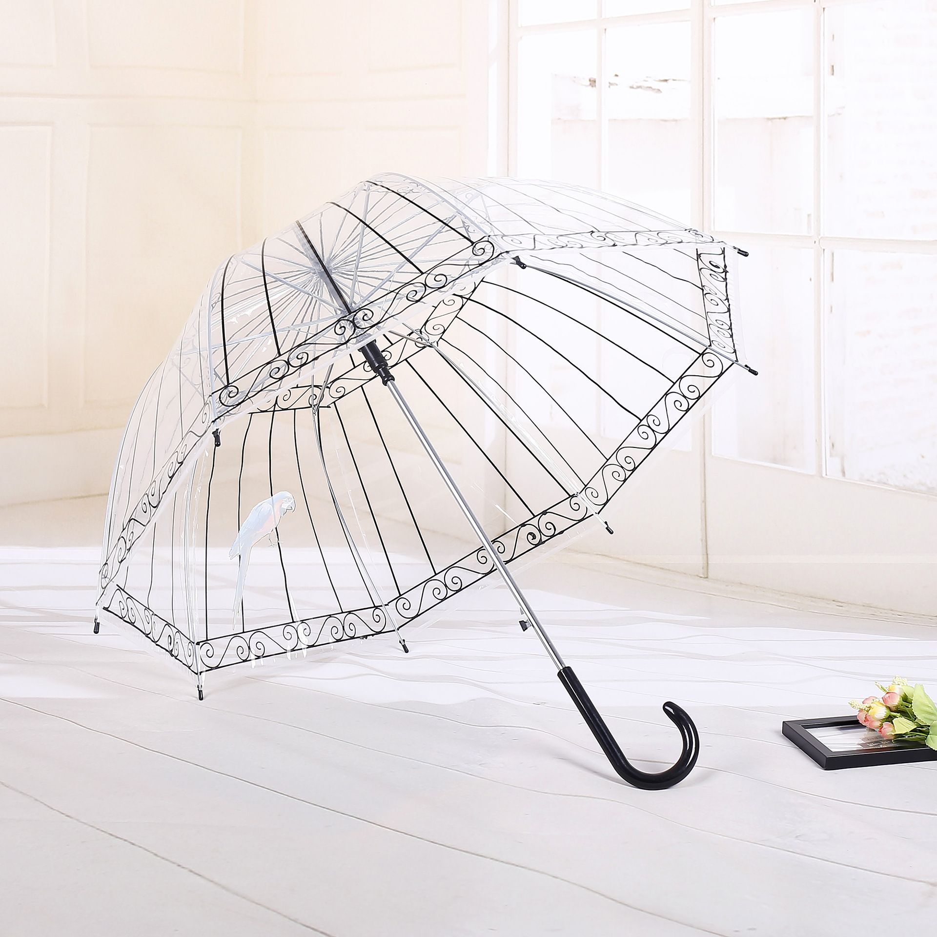 Clear Bubble Umbrella for Girls and Women view 5