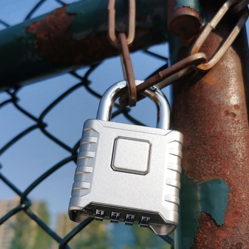 Large Outdoor Padlock [One-Touch Unlocking] High Security Weatherproof view 2