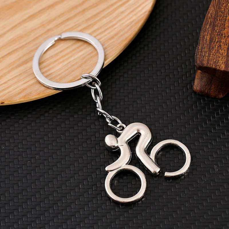 Bike lovers gifts Keychain Cycling gift bicycle Inspirational Keychain for view 2