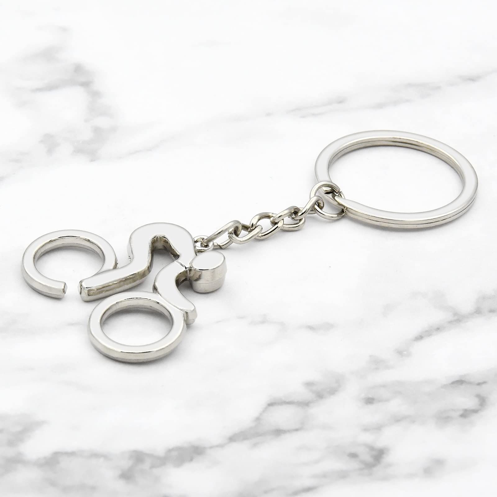 Bike lovers gifts Keychain Cycling gift bicycle Inspirational Keychain for view 4
