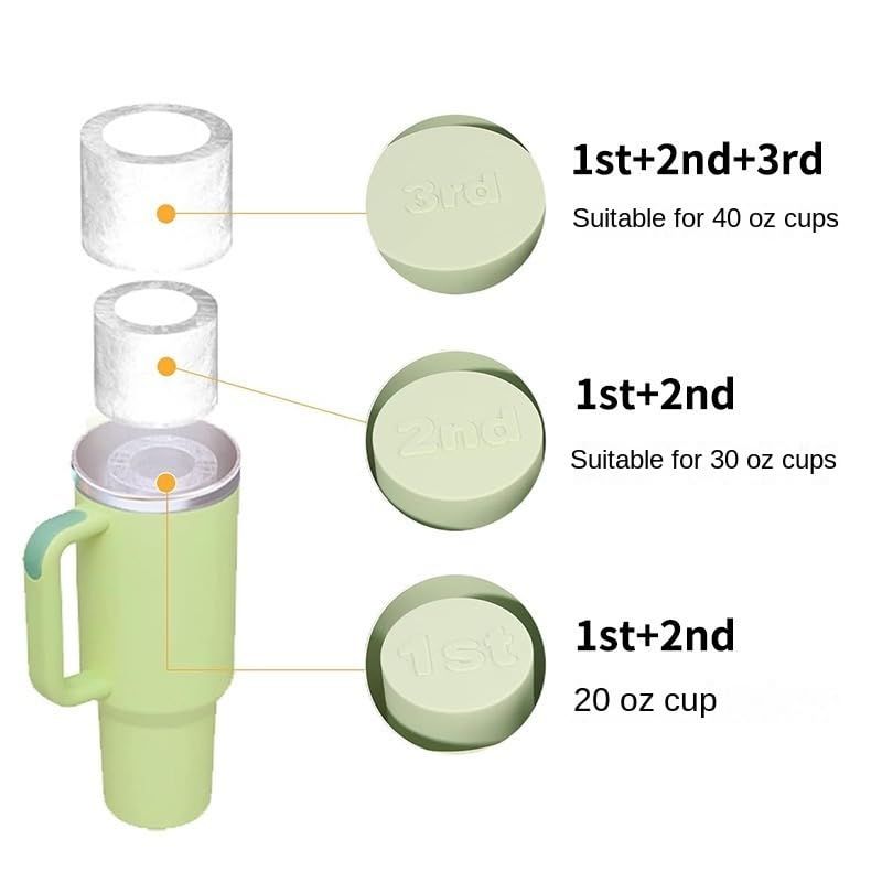 Ice Cube Tray : Tumbler Ice Mold Silicone - Hollow Cylinder Ice Maker Freezer view 2
