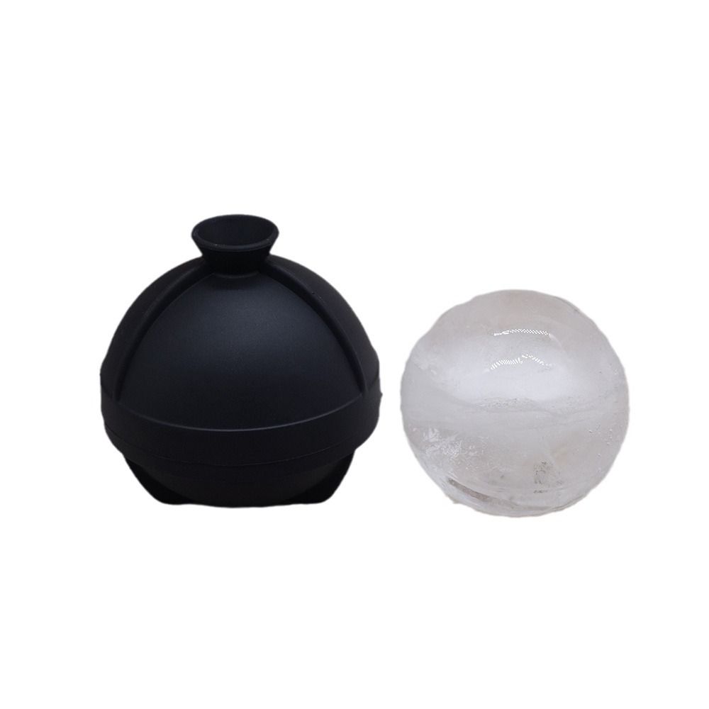Ice Ball Molds 2 Pack,Silicone Sphere Ice Molds with Built-in Funnel,Large view 3