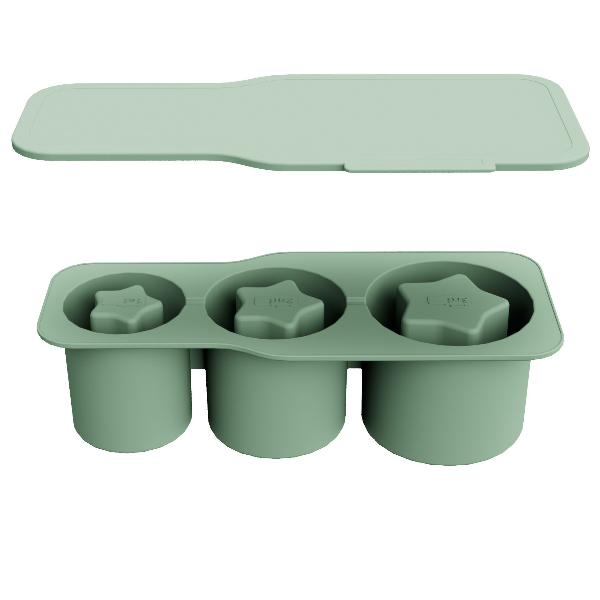 Silicone Ice Cube Tray, Ice Cube Mold for Cooling Whiskey, Cocktails view 2