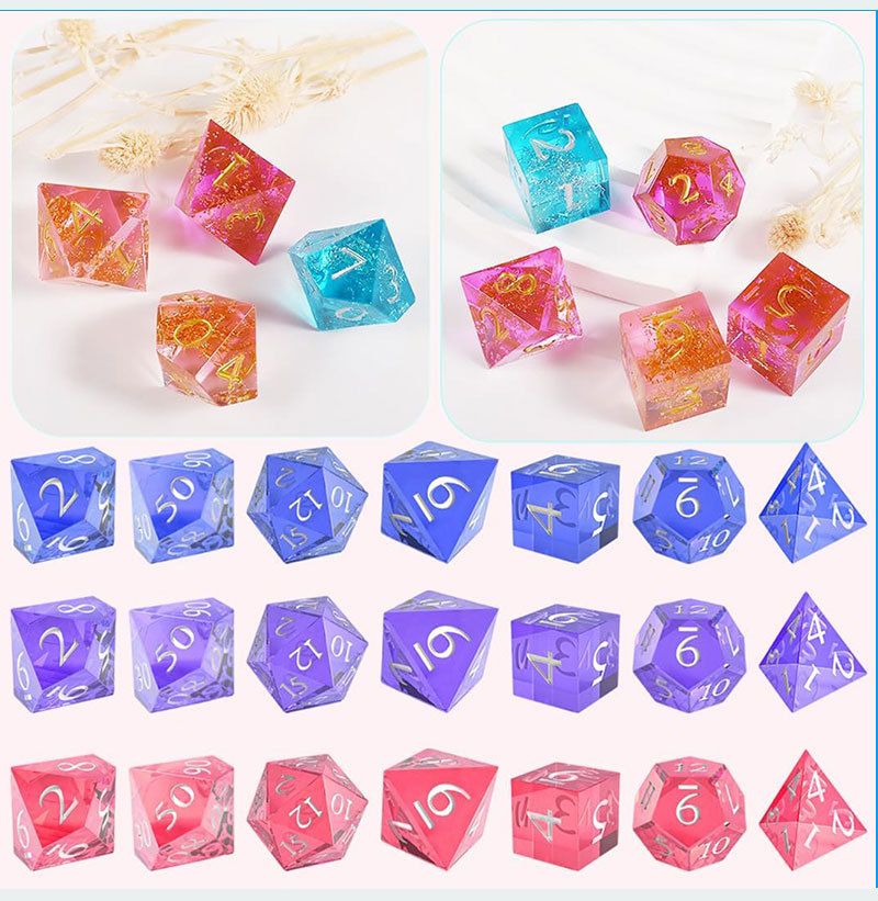 Dice Shaped Ice Cube Mold Dice Silicone Ice Cube Tray Molds with 7 Standard view 4