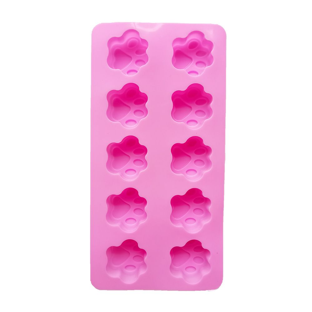 Silicone Ice Tray Mini Animal Dog Cat Paw Print Cupcake Muffin Baking Cup Mold view 4