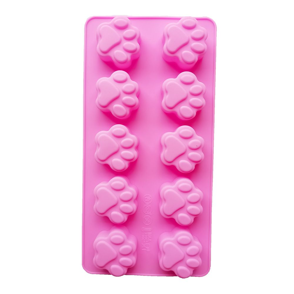 Silicone Ice Tray Mini Animal Dog Cat Paw Print Cupcake Muffin Baking Cup Mold view 5