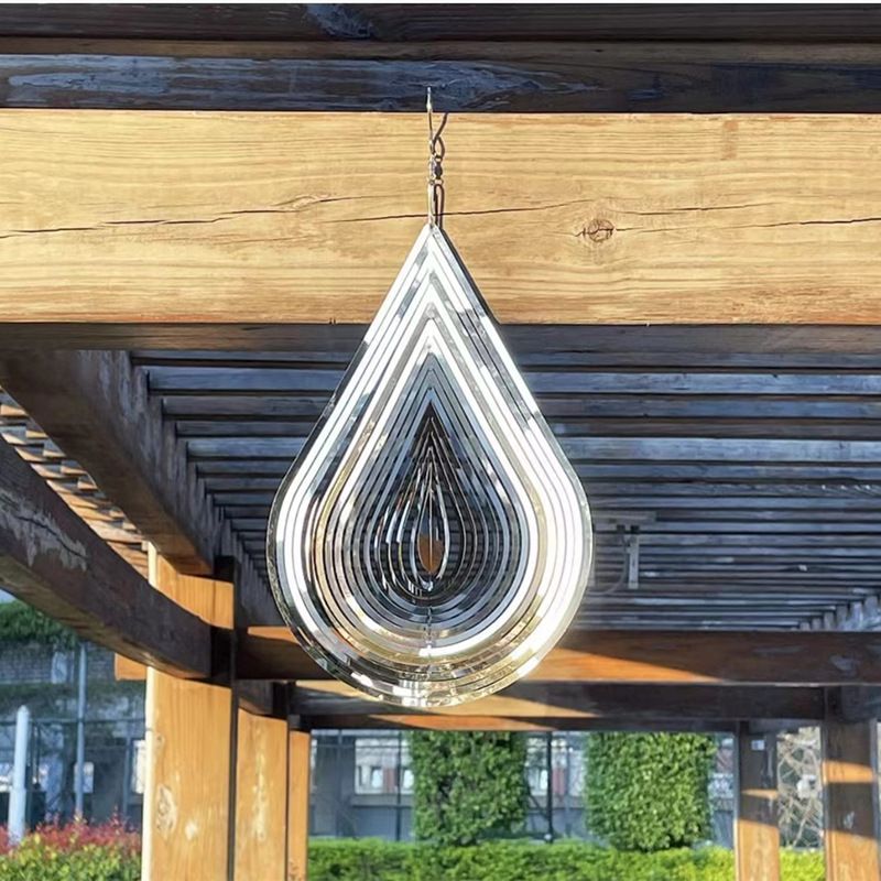 Chasing birds Flowing-Light Effect Courtyard Decorations Made of Stainless view 2