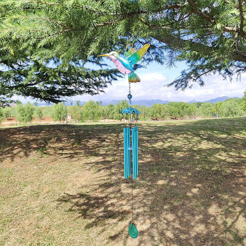 Hummingbird Wind Chimes are Used for Windows view 4