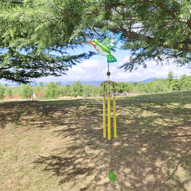 Hummingbird Wind Chimes are Used for Windows view 5