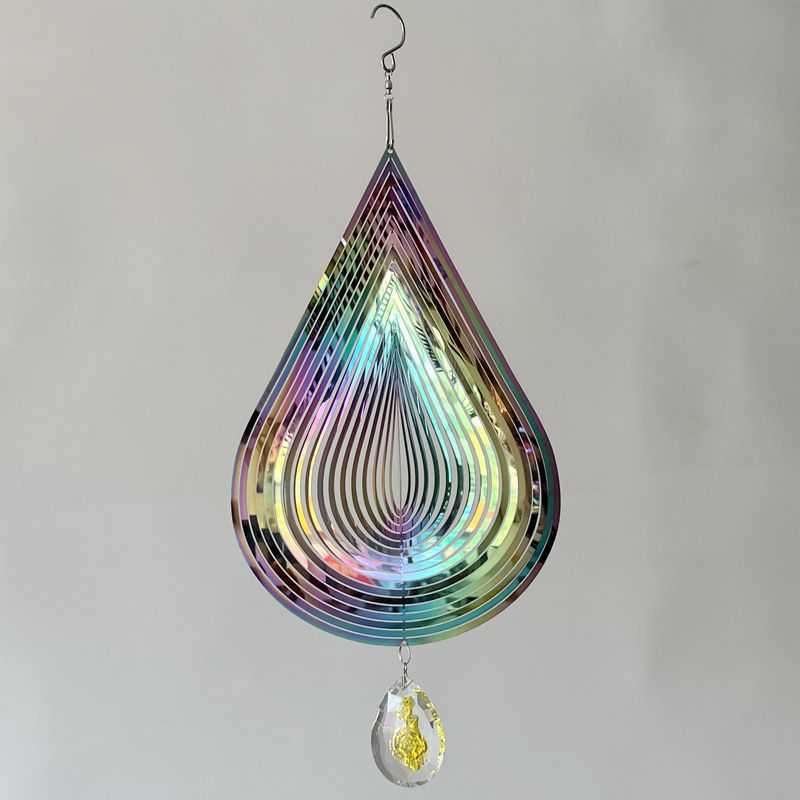Colorful Crystals Pendant and Hanging Swivel Hooks with Extended Wireropes view 3