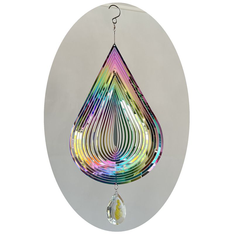 Colorful Crystals Pendant and Hanging Swivel Hooks with Extended Wireropes view 5