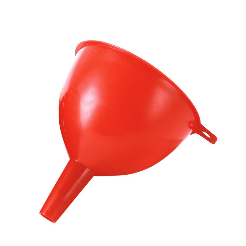 Large Caliber Red Plastic Funnel