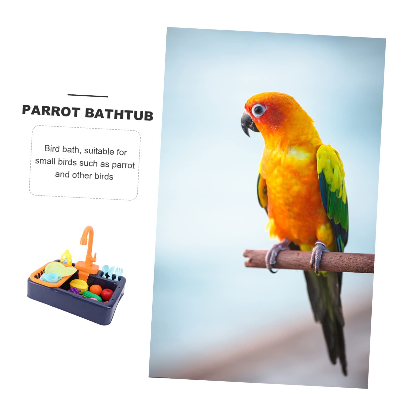 Bathtub Automatic Parrot Swimming Pool Suits for Kids Bathing Tub for Parrot view 4
