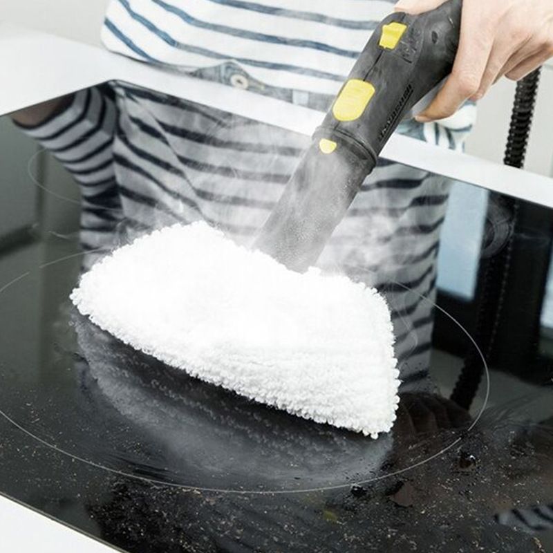 8Pcs Replacement Microfibre Mop Cloths with Pads Set Fits for Steam Cleaner view 5