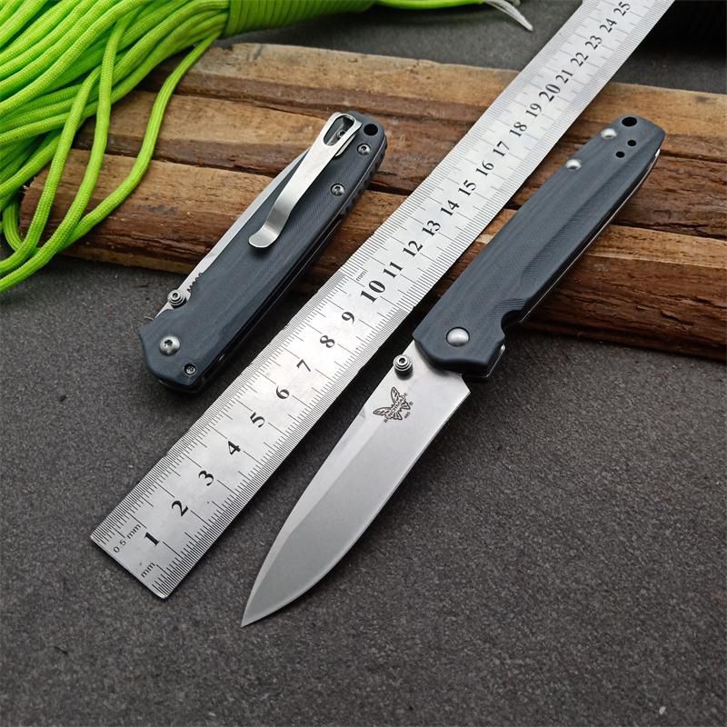 Pocket Folding Knife- Button Lock Knife with Thumb Stud Opener for view 4