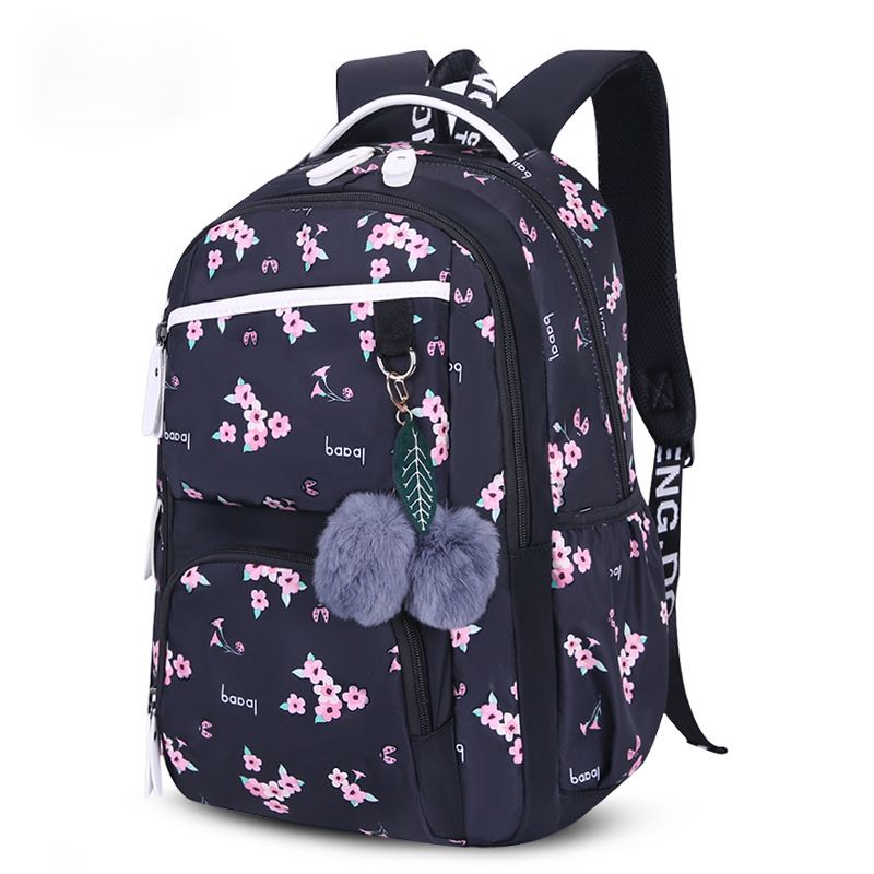 Kids Character School Backpacks Plush for Girls with Side Pockets