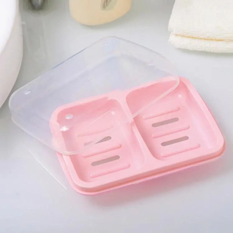 Double Grid Plastic Soap Holder for Bathroom view 4