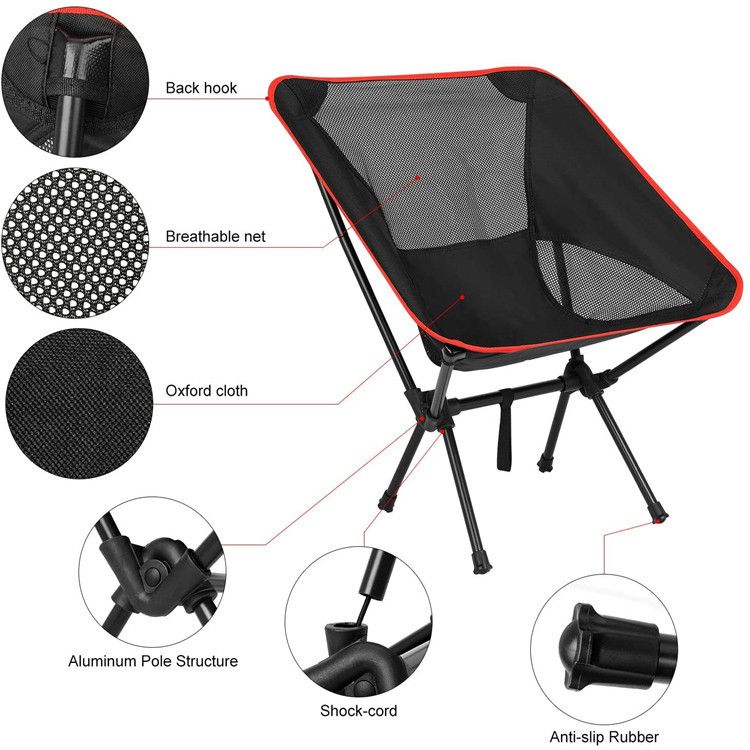 Portable Camping and Sports Chair Portable Camping Folding Chair Beach Chairs view 4