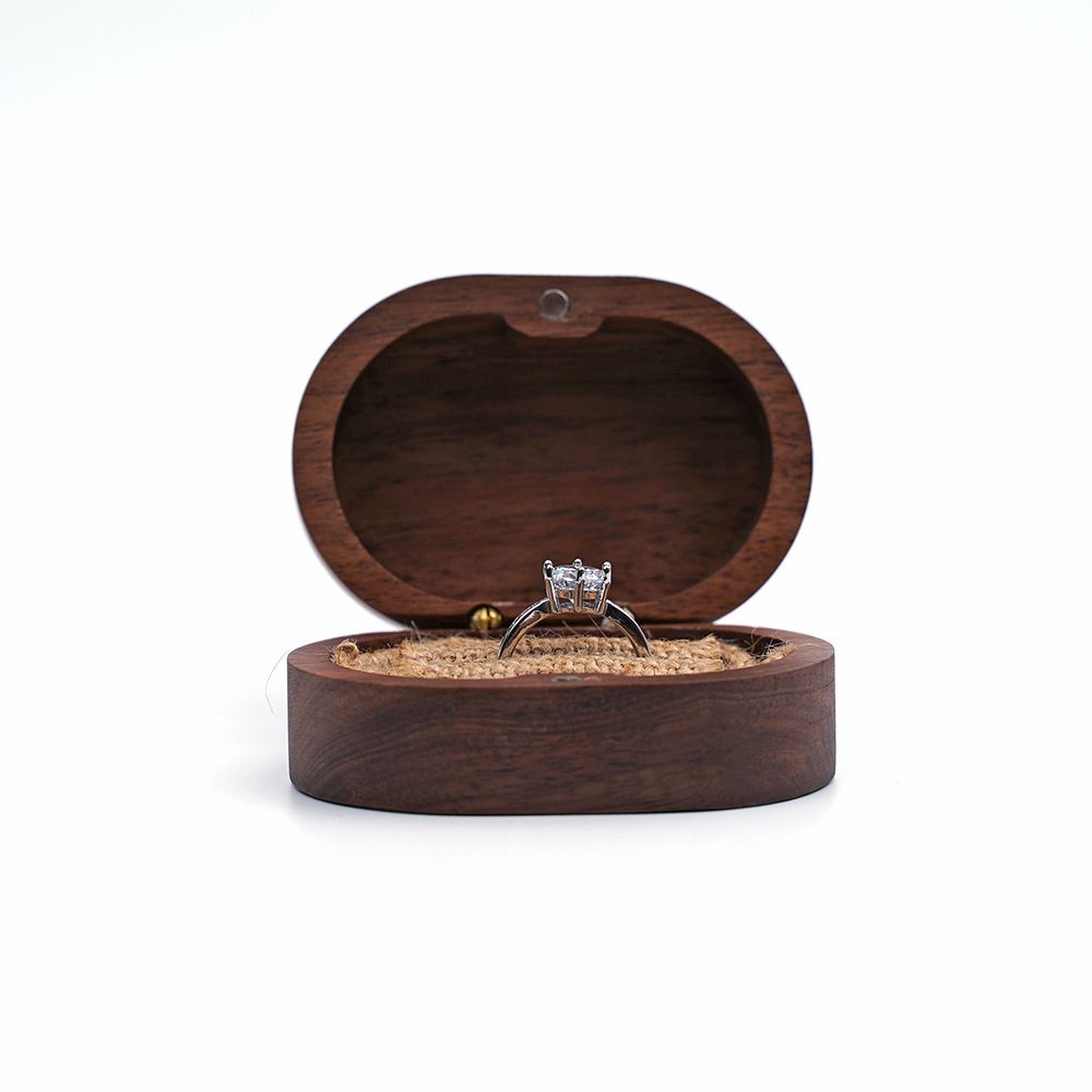 Box Ring Box Wood Ring Case Necklace Organizer Jewelry Case Organizer Ring for