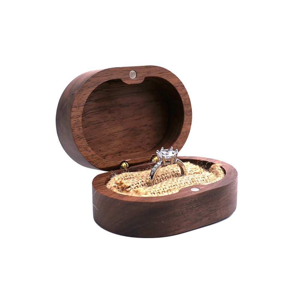 Box Ring Box Wood Ring Case Necklace Organizer Jewelry Case Organizer Ring for view 2