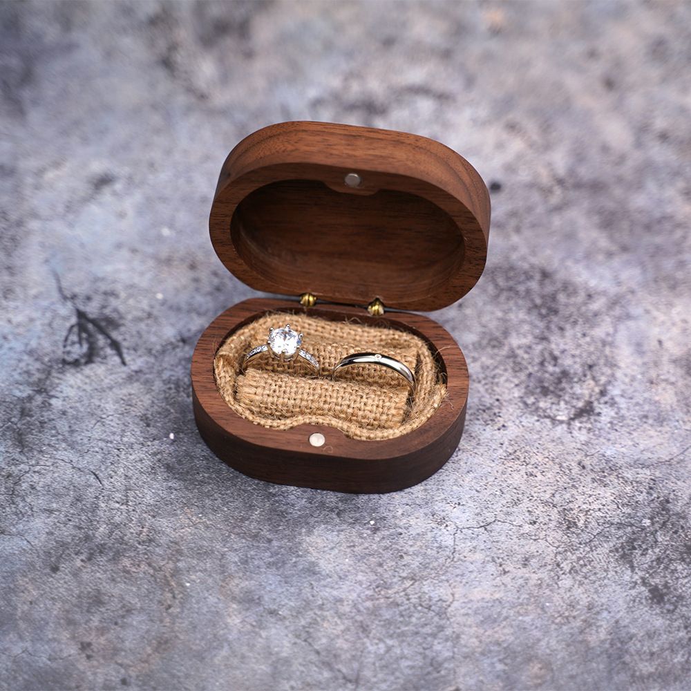 Box Ring Box Wood Ring Case Necklace Organizer Jewelry Case Organizer Ring for view 4