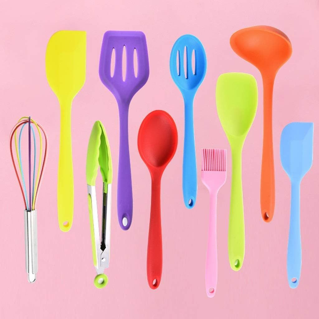 Cooking Spoon,Kitchen Utensil Set,Colorful Silicone Cooking Utensil Set view 5
