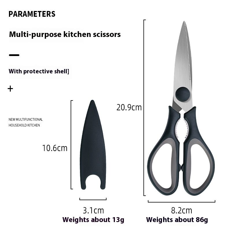 Premium Kitchen Scissors All Purpose Heavy Duty Kitchen Shears for Food view 5