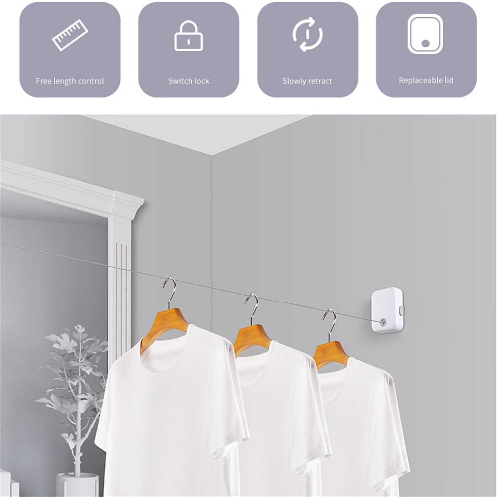 Retractable Clothes Line view 2