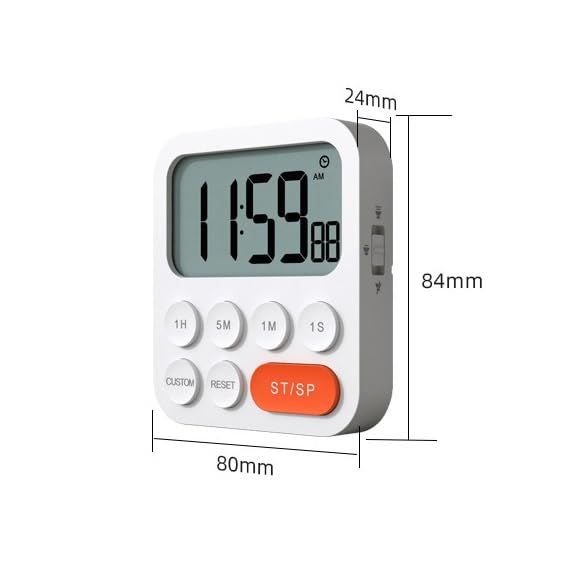 Kitchen Timer Learning Cooking Timer Clock Countdown Bedroom Fitness Student view 5