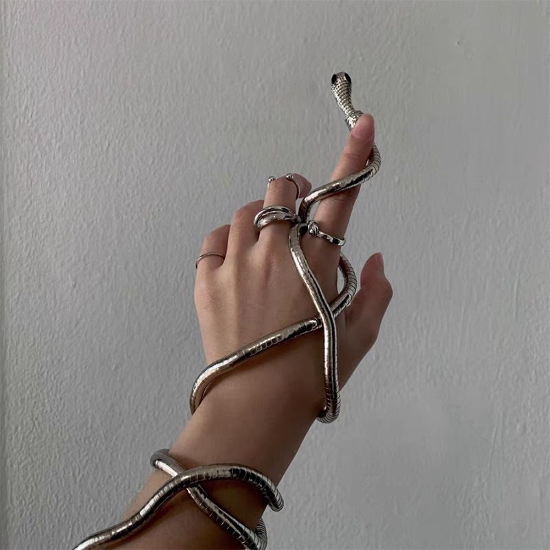 Necklace Retro Adjustable Snake Shape Collar Necklace Fashion Accessories for view 5