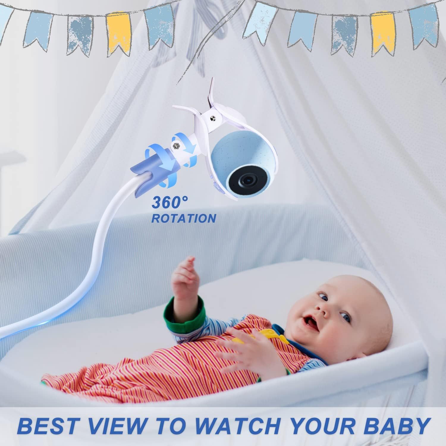 Universal Baby Monitor Mount with Safety Strap view 5