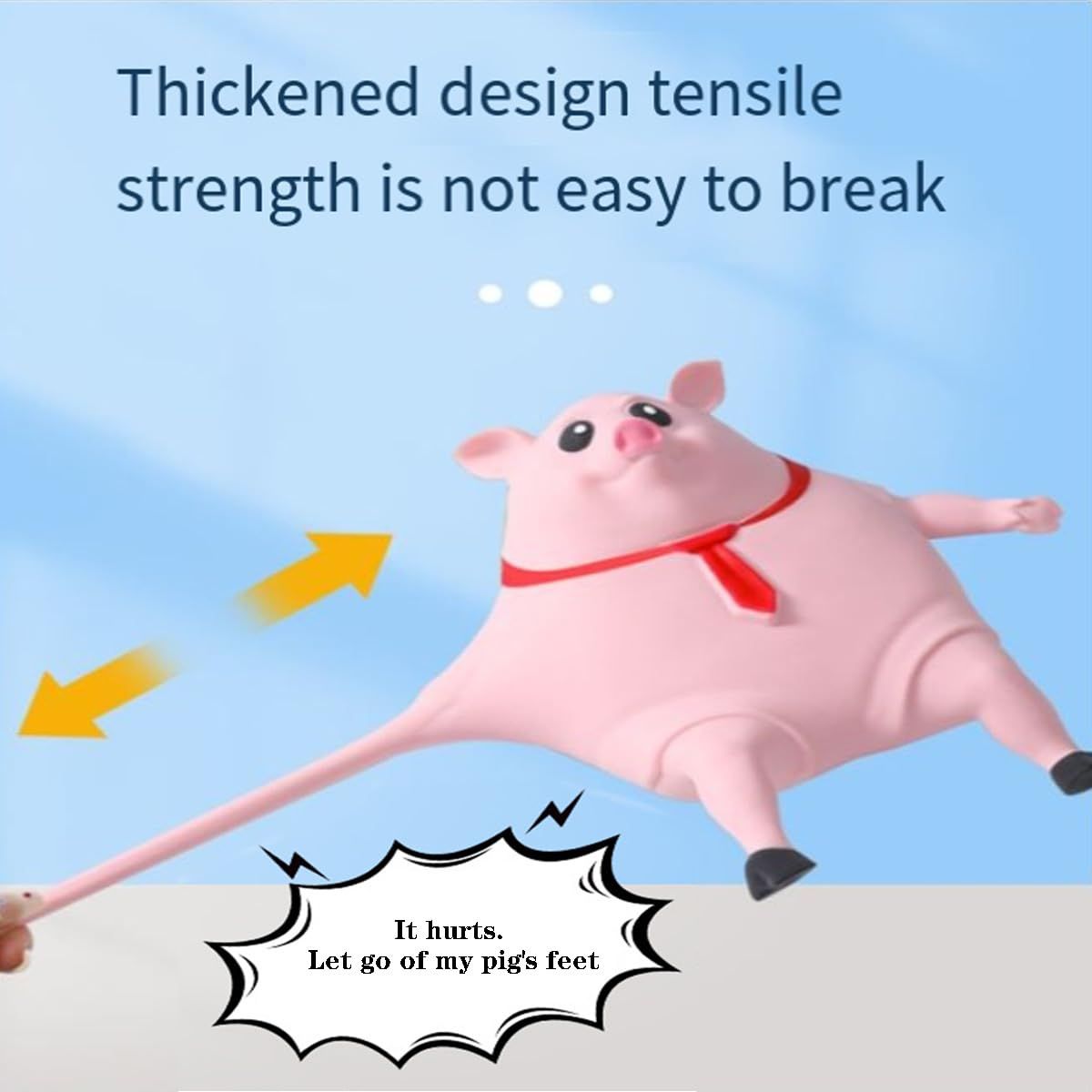 Pink Pig Squishy Toy for Kids Adults view 3