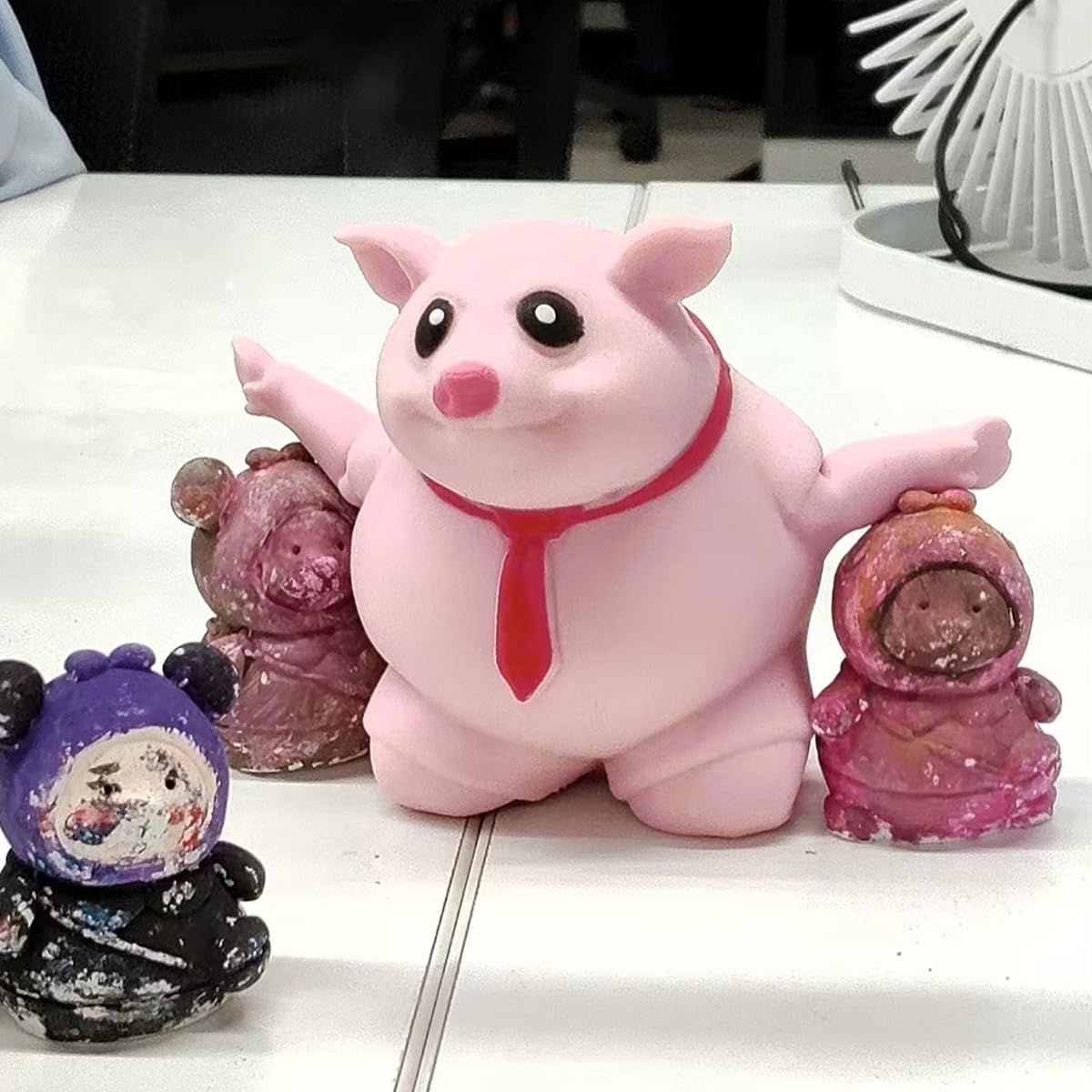 Pink Pig Squishy Toy for Kids Adults view 5