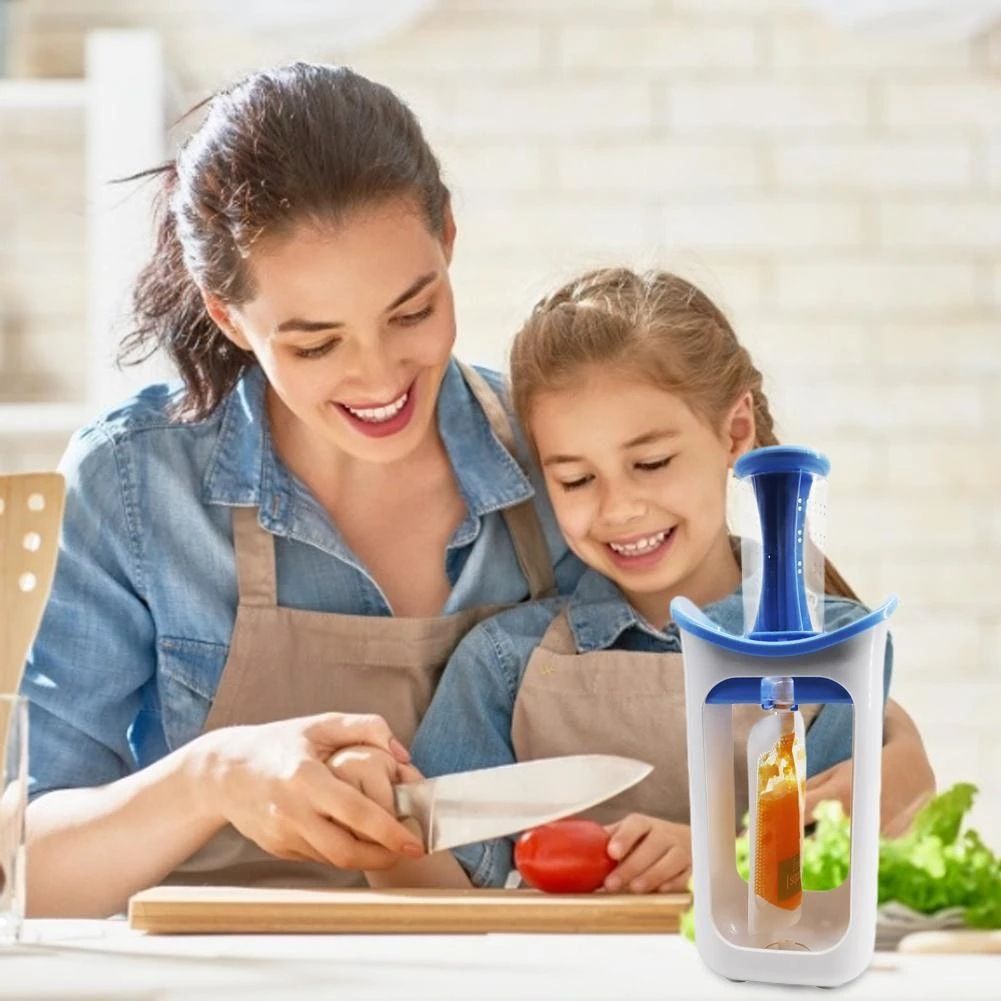 Baby Squeeze Station Fruit Puree Squeeze Station Infant Baby Food Maker with view 2