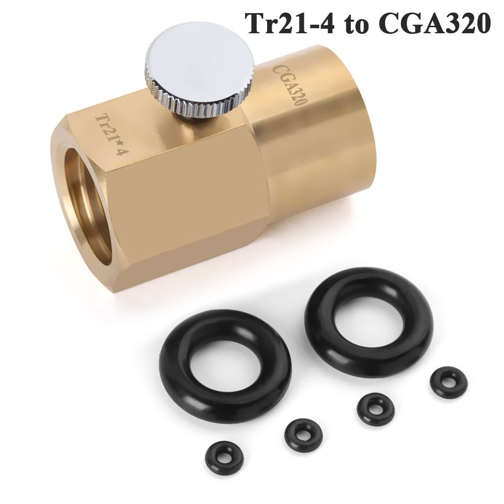 Soda Refill Bottle Adapter Refills Connector Kit for CGA320 to TR21-4 view 4