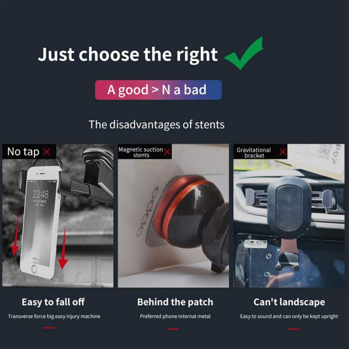 Mobile Phone Vehicle Support Antioxidant view 2