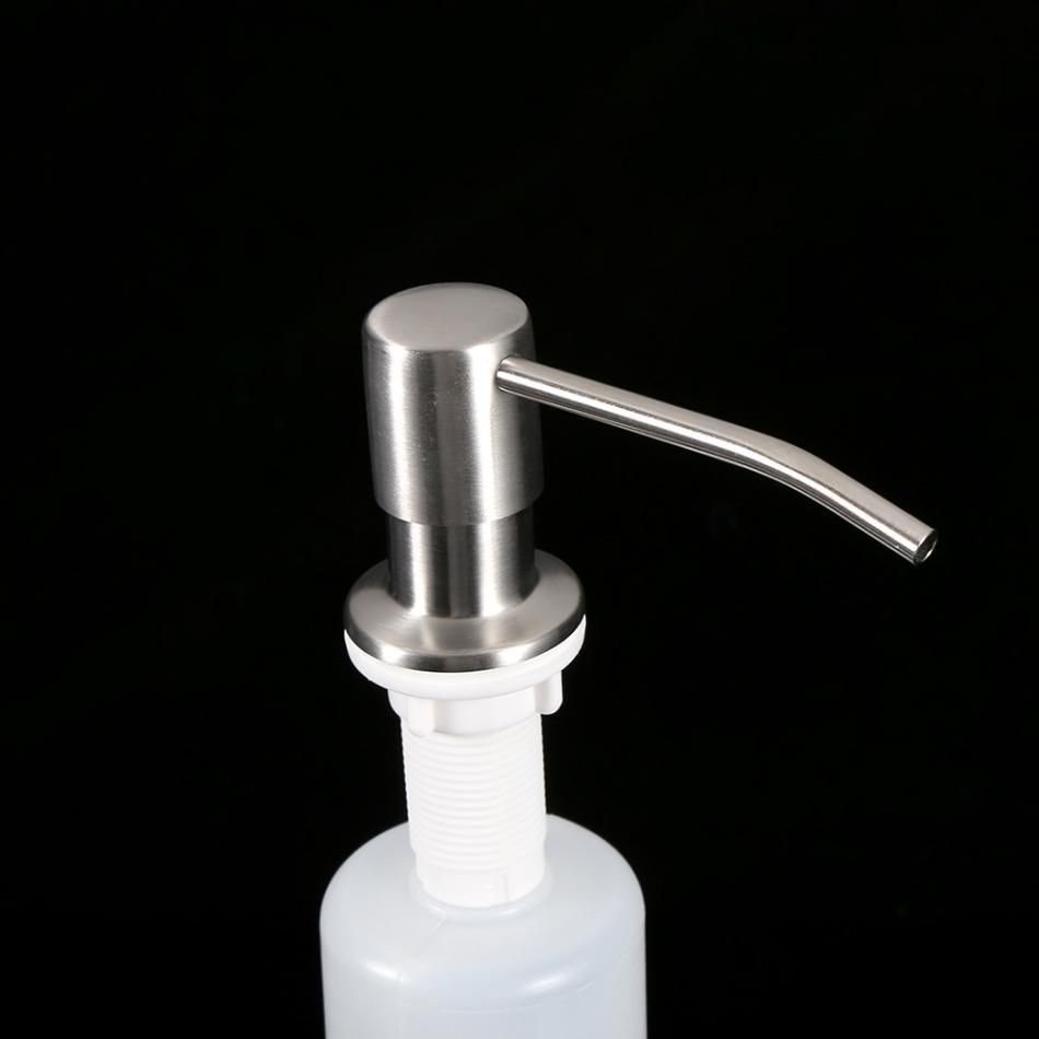 Undermount Sink 2 Pcs Hand Press Pump Lotion Dispenser Refillable Hand Soap view 5
