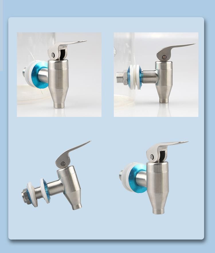 Push Style Faucet Stainless Steel Spigot For Beverage Dispenser view 5