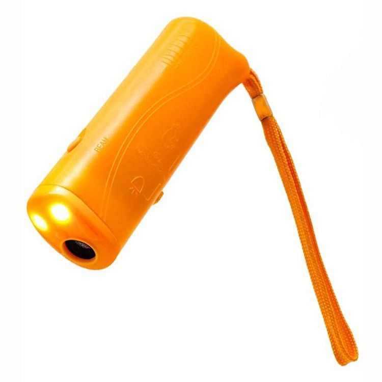 Handheld Dog Trainer, 3 in 1 with LED Flashlight,Bark Stopper Dog Trainer