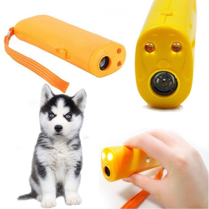 Handheld Dog Trainer, 3 in 1 with LED Flashlight,Bark Stopper Dog Trainer view 3