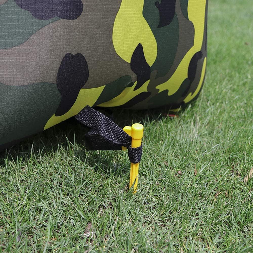 4 pcs Outdoor Camping Tent Stakes Pegs Pins Trip Plastic Tent Nails Yellow view 5