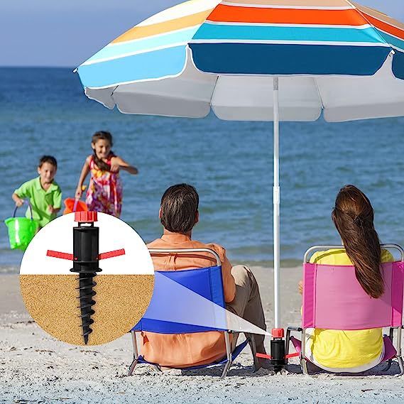 Sun Umbrella Beach Umbrella Anchor Sand Anchor Holder Chinese Soup Spoons view 2