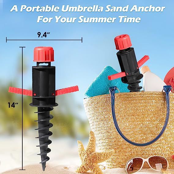 Sun Umbrella Beach Umbrella Anchor Sand Anchor Holder Chinese Soup Spoons view 4