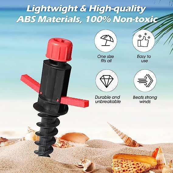 Sun Umbrella Beach Umbrella Anchor Sand Anchor Holder Chinese Soup Spoons view 5