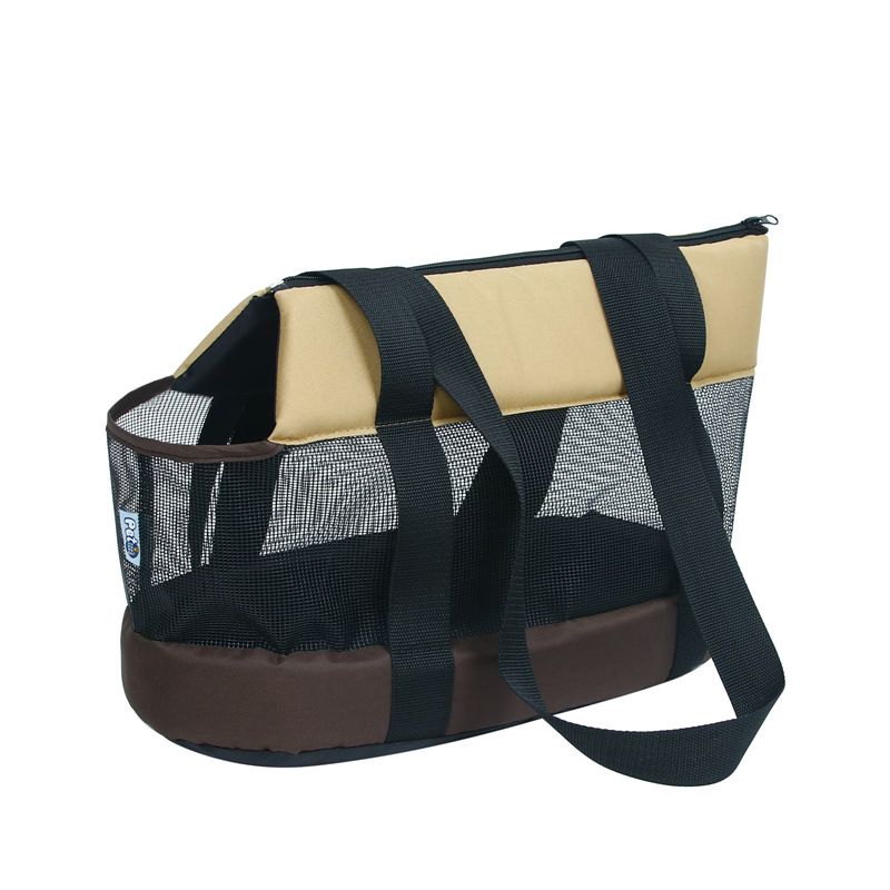 Portable Pet Cat Tote Bag Mesh Big Capacity with Safety Strap Breathable- Pet view 2