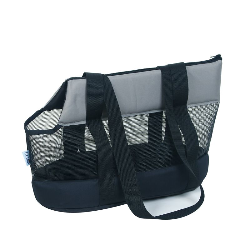 Portable Pet Cat Tote Bag Mesh Big Capacity with Safety Strap Breathable- Pet view 3